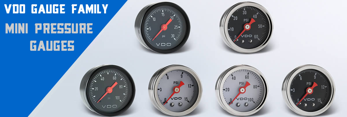 VDO Mini Pressure Gauges